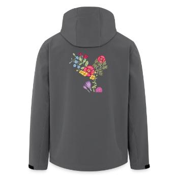 Source - Veste softshell homme en polyester recyclé Stanley/Stella - noir - Dos - AI Model Male 185 light (185cm)
