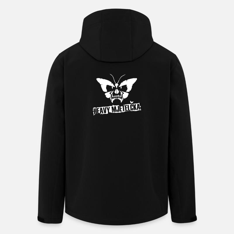 HEAVY MJETELČKA - Recycelte Männer Softshell-Jacke von Stanley/Stella - Schwarz