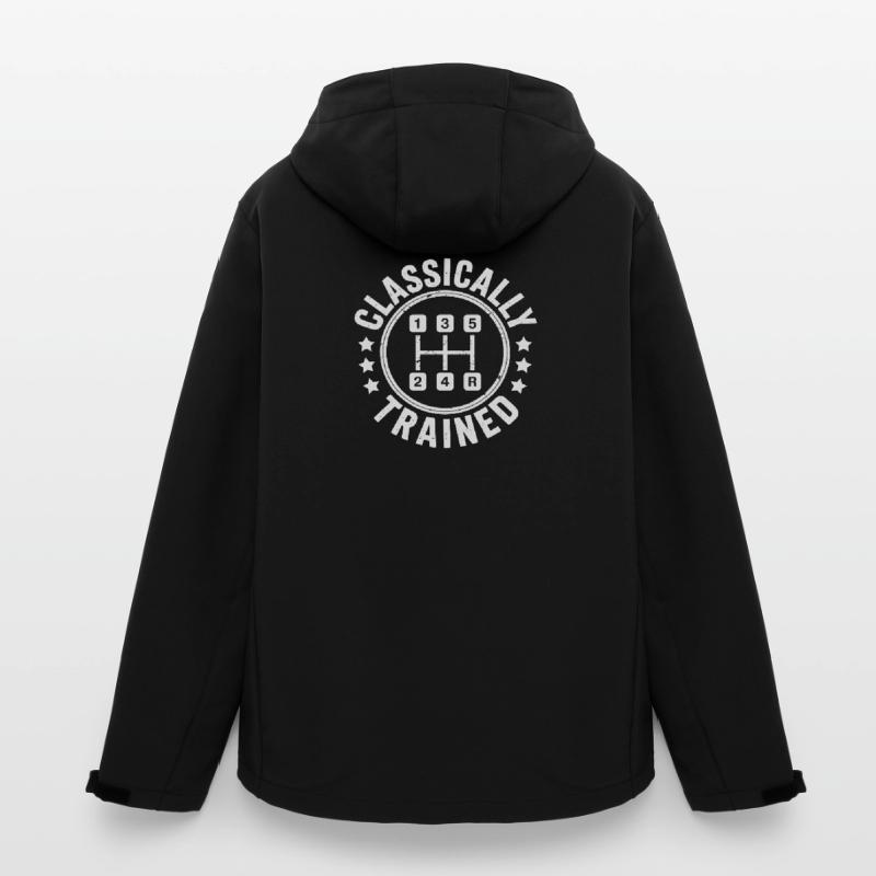 Classically Trained Auto Schaltgetriebe Recycelte Männer Softshell-Jacke von Stanley/Stella