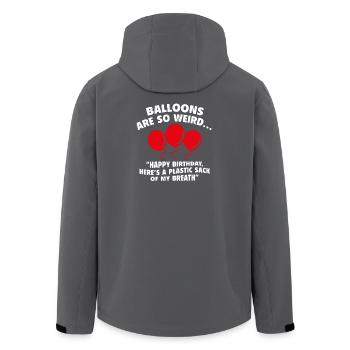 Lustiges Geburtstag Motiv mit sarkastischem Spruch - Recycelte Männer Softshell-Jacke von Stanley/Stella - Anthrazit - Hinten - AI Model Male 185 light (185cm)
