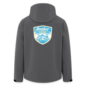 Bouclier d’équipage Angler - Veste softshell homme en polyester recyclé Stanley/Stella - noir - Dos - AI Model Male 185 light (185cm)