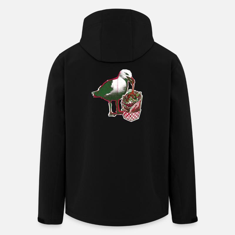 Döner Möwe - Recycelte Männer Softshell-Jacke von Stanley/Stella - Schwarz
