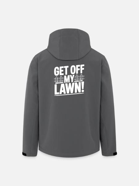 Get Off My Lawn! - Men’s Recycled Softshell Jacket by Stanley/Stella - black