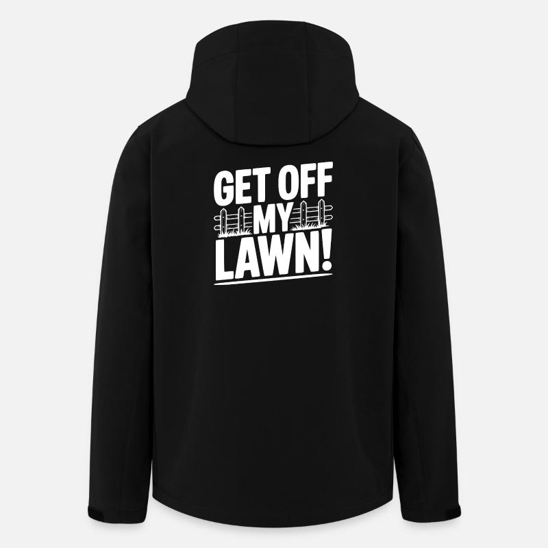 Get Off My Lawn! - Men’s Recycled Softshell Jacket by Stanley/Stella - black