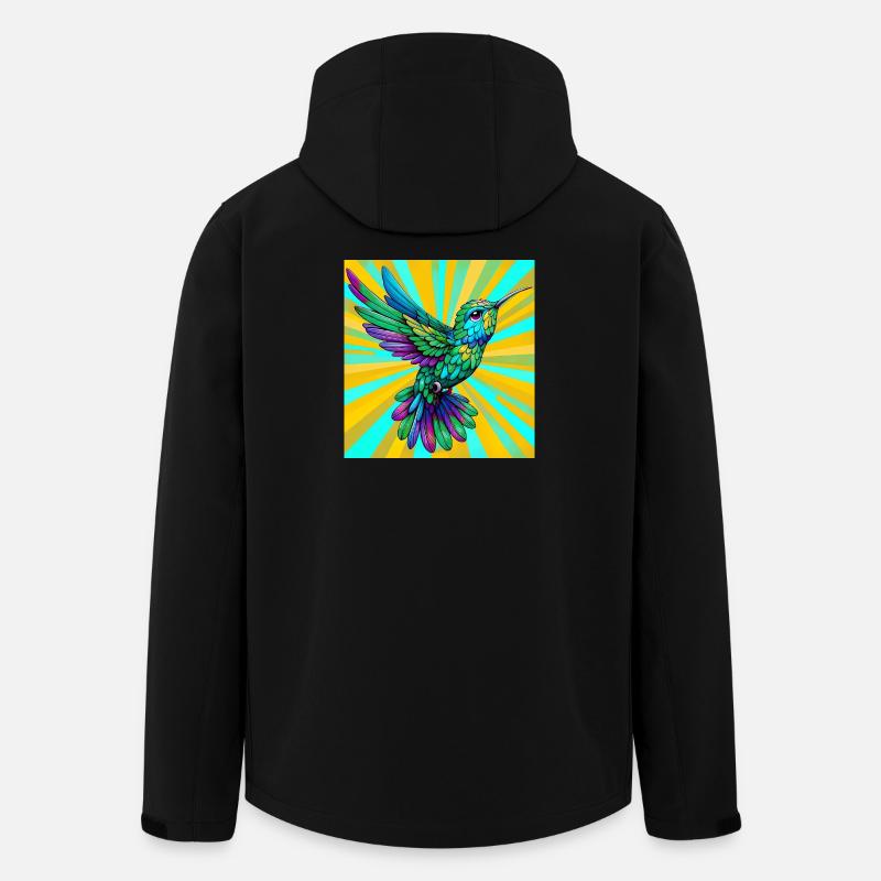 colibri - Veste softshell homme en polyester recyclé Stanley/Stella - noir