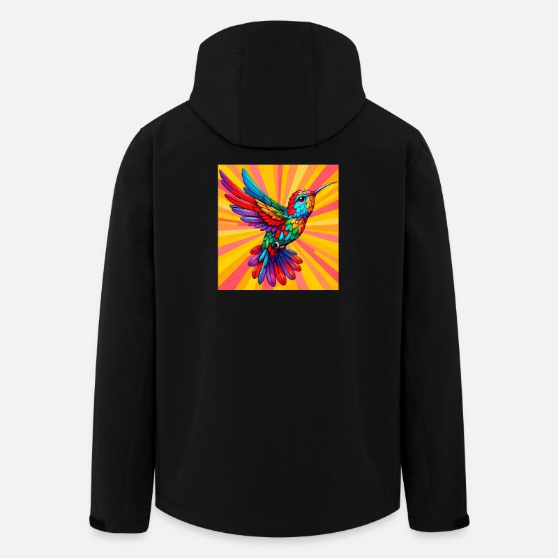 colibri - Veste softshell homme en polyester recyclé Stanley/Stella - noir