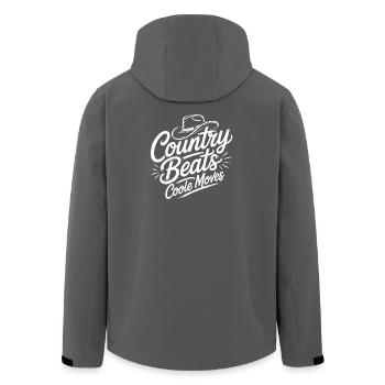 Country Beats Style - Veste softshell homme en polyester recyclé Stanley/Stella - noir - Dos - AI Model Male 185 light (185cm)