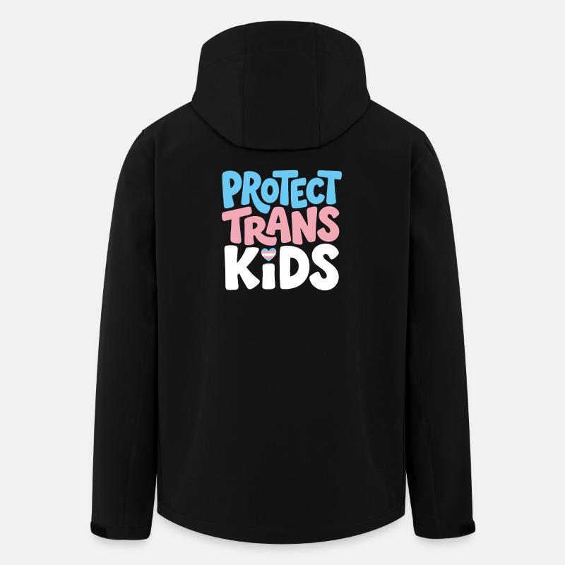 Beschütze Trans Kids Tee - Recycelte Männer Softshell-Jacke von Stanley/Stella - Schwarz