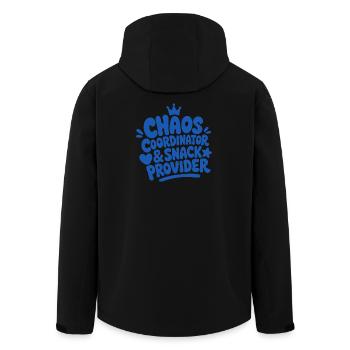 Coordinateur du Chaos Fournisseur de Snacks - Veste softshell homme en polyester recyclé Stanley/Stella - noir - Dos - AI Model Male 185 light (185cm)