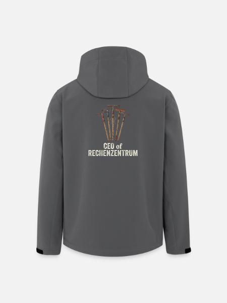 Leiter Vom Rechenzentrum Gartenarbeit Gärtner - Recycelte Männer Softshell-Jacke von Stanley/Stella - Schwarz
