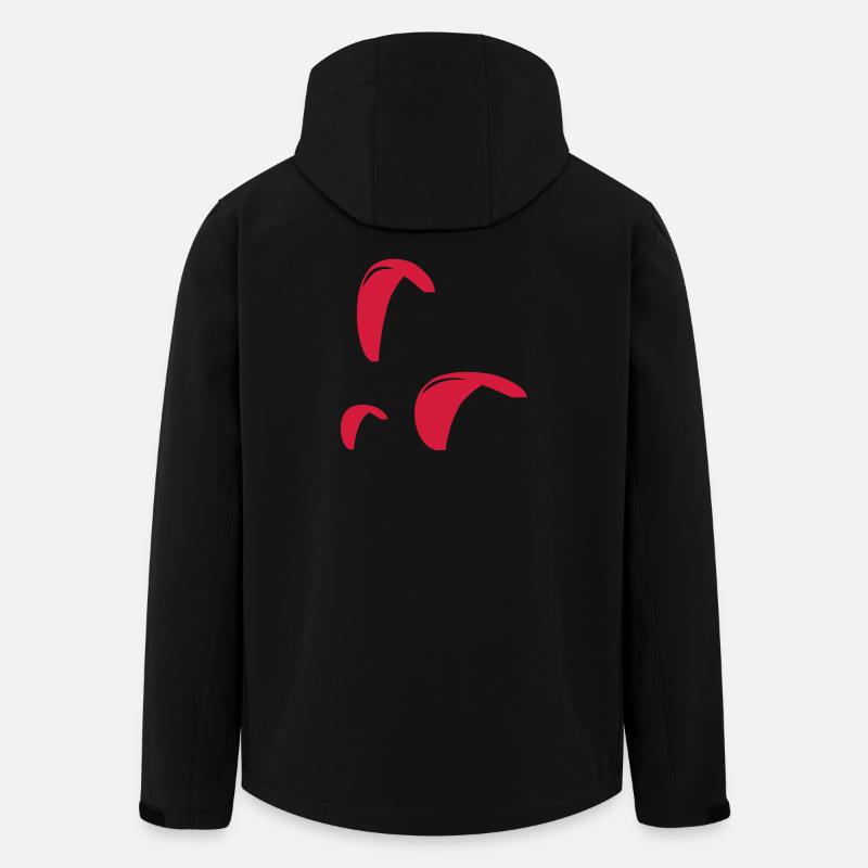 Paragliding - Recycelte Männer Softshell-Jacke von Stanley/Stella - Schwarz