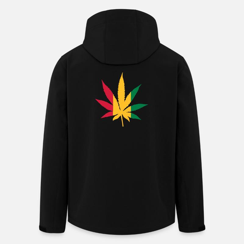 Cannabis Rastafari - Recycelte Männer Softshell-Jacke von Stanley/Stella - Schwarz