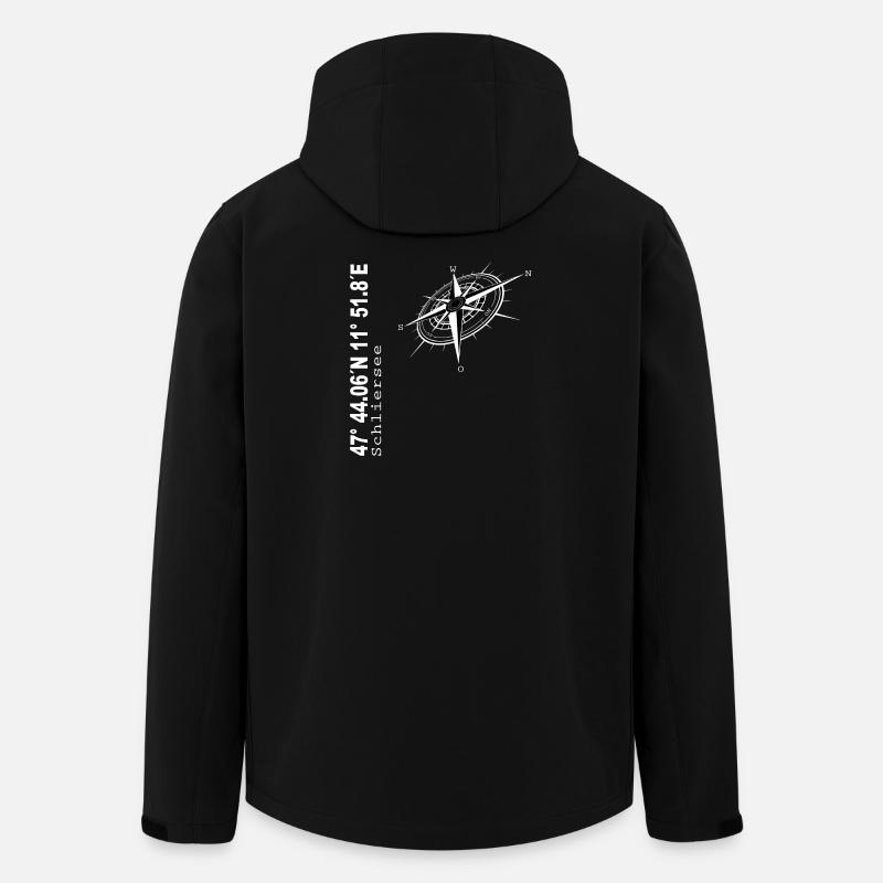 Schliersee - Recycelte Männer Softshell-Jacke von Stanley/Stella - Schwarz