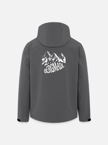 Bergmadl - Recycelte Männer Softshell-Jacke von Stanley/Stella - Schwarz