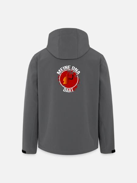 Mein DNA - Dart - Recycelte Männer Softshell-Jacke von Stanley/Stella - Schwarz