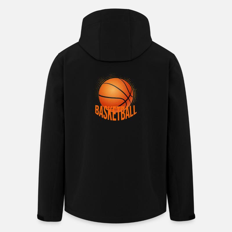 Basketball - Recycelte Männer Softshell-Jacke von Stanley/Stella - Schwarz