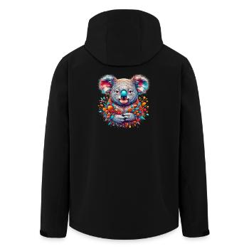 Koala - Veste softshell homme en polyester recyclé Stanley/Stella - noir - Dos - AI Model Male 185 light (185cm)