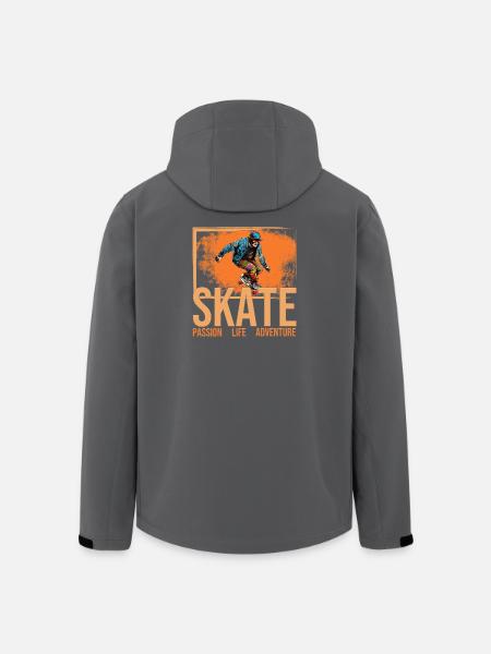 Skate - Passion - Life - Adventure - Recycelte Männer Softshell-Jacke von Stanley/Stella - Schwarz