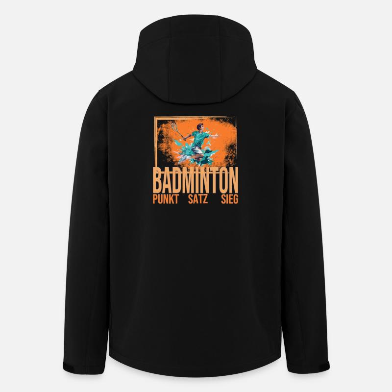 Punkt - Satz - Sieg - Recycelte Männer Softshell-Jacke von Stanley/Stella - Schwarz