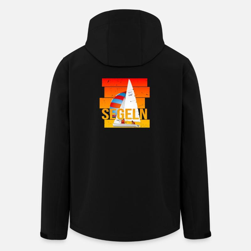 Segeln - Segelsport - Recycelte Männer Softshell-Jacke von Stanley/Stella - Schwarz