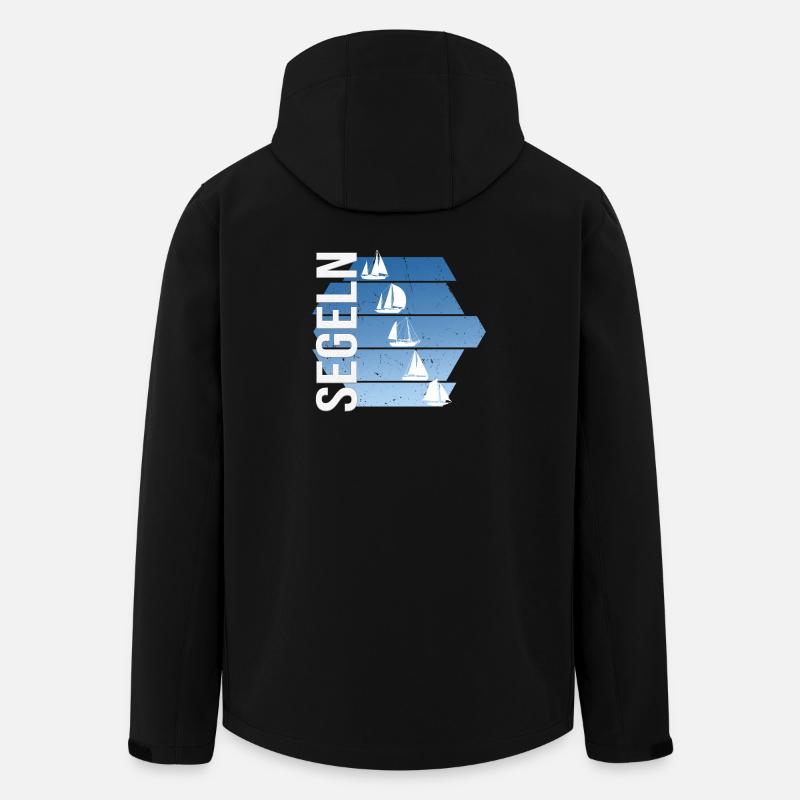 Segeln - Segelsport - Recycelte Männer Softshell-Jacke von Stanley/Stella - Schwarz