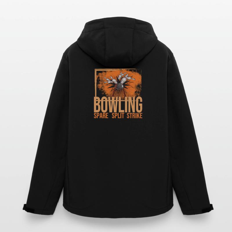 Bowling - Spare - Split - Strike Recycelte Männer Softshell-Jacke Discoverer von Stanley/Stella