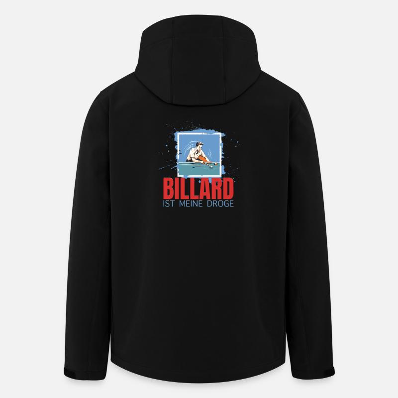 Billard ist meine Droge - Recycelte Männer Softshell-Jacke von Stanley/Stella - Schwarz