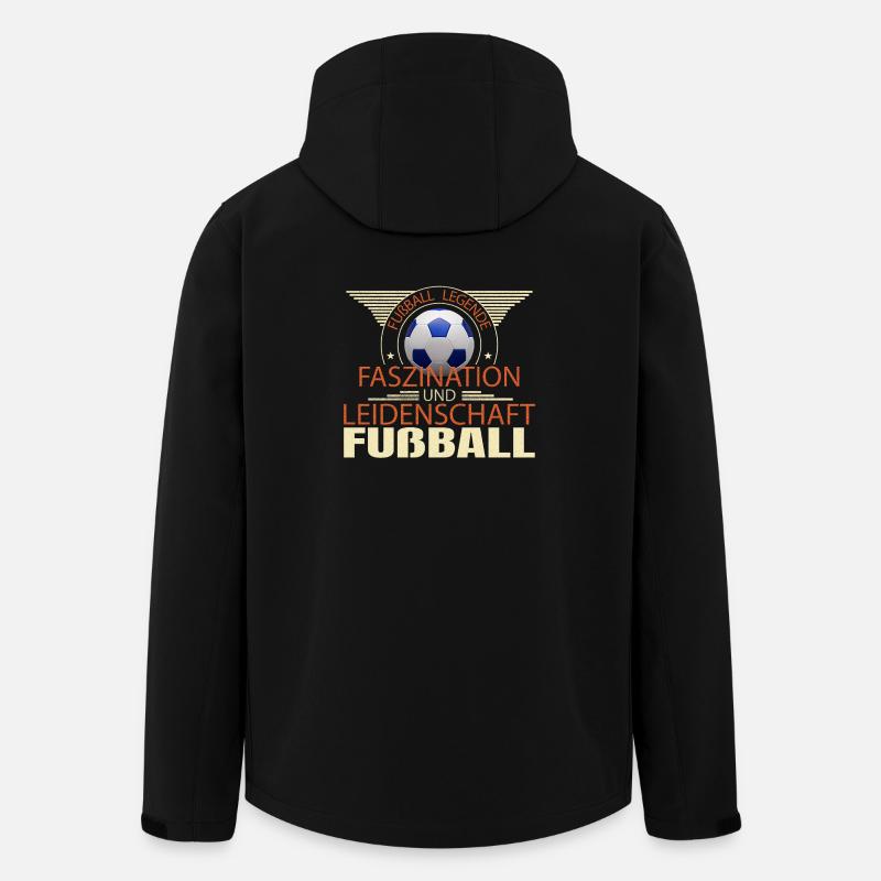 Fußball Legende - Recycelte Männer Softshell-Jacke von Stanley/Stella - Schwarz
