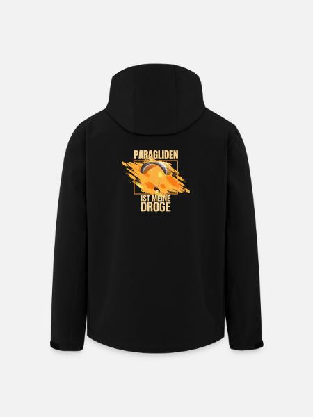 Paragliden ist meine Droge - Recycelte Männer Softshell-Jacke von Stanley/Stella - Schwarz