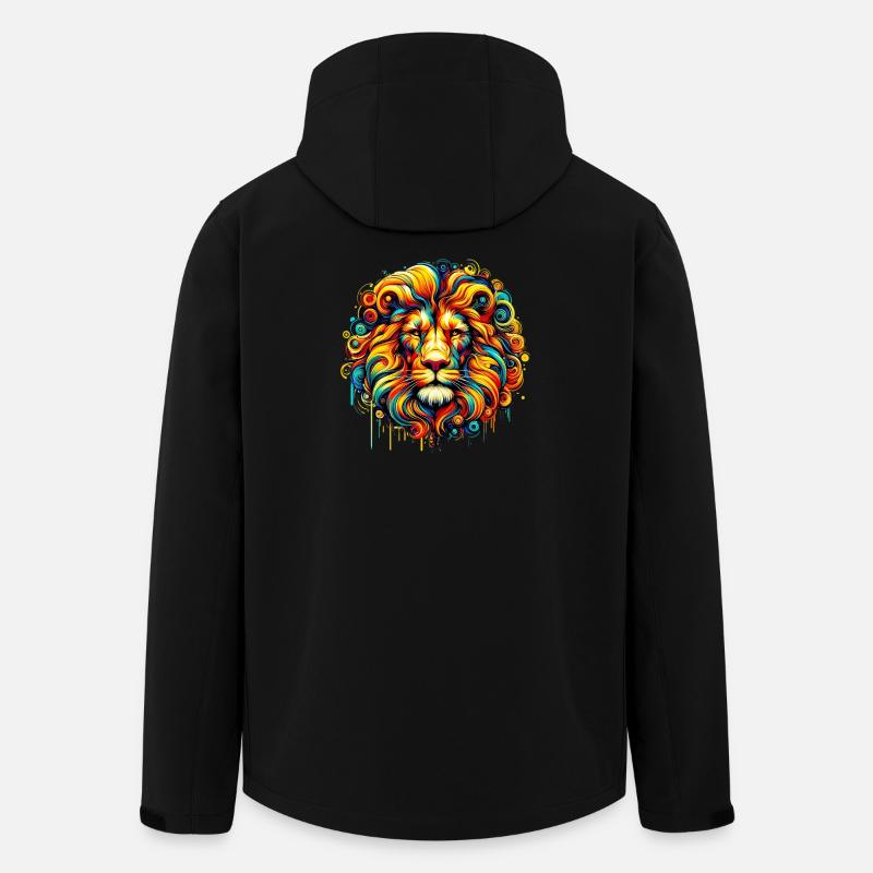 Lion - Men’s Recycled Softshell Jacket by Stanley/Stella - black
