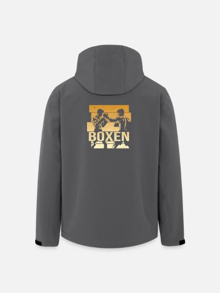 Boxen - Recycelte Männer Softshell-Jacke von Stanley/Stella - Schwarz