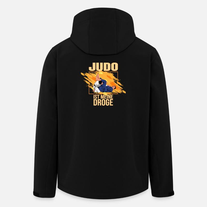 Judo ist meine Droge - Recycelte Männer Softshell-Jacke von Stanley/Stella - Schwarz