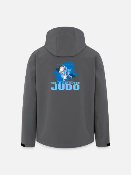 Kraft - Technik - Disziplin - Judo - Recycelte Männer Softshell-Jacke von Stanley/Stella - Schwarz