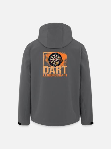Dart Leidenschaft - Recycelte Männer Softshell-Jacke von Stanley/Stella - Schwarz