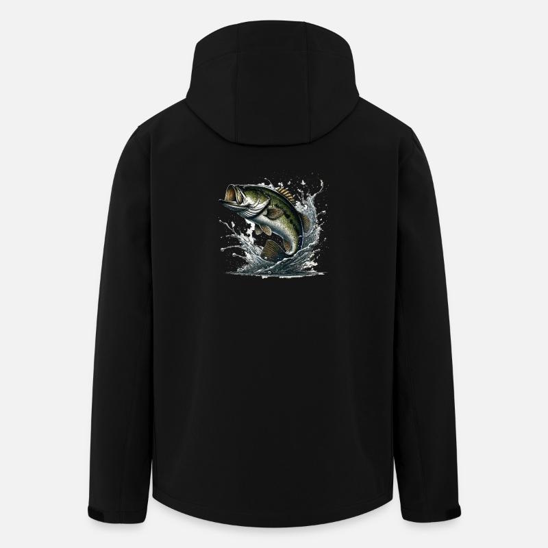 Zander - Recycelte Männer Softshell-Jacke von Stanley/Stella - Schwarz
