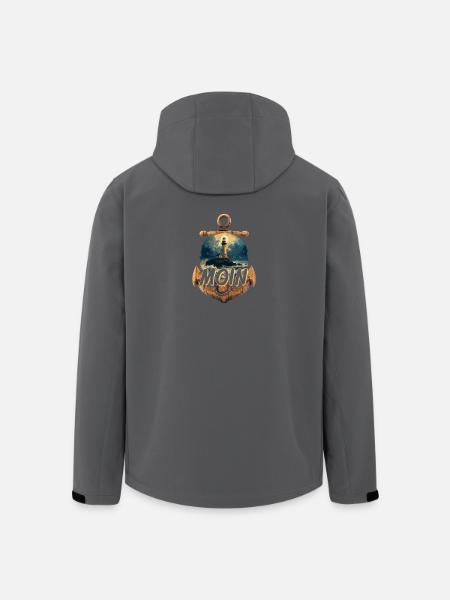 Moin - Recycelte Männer Softshell-Jacke von Stanley/Stella - Schwarz