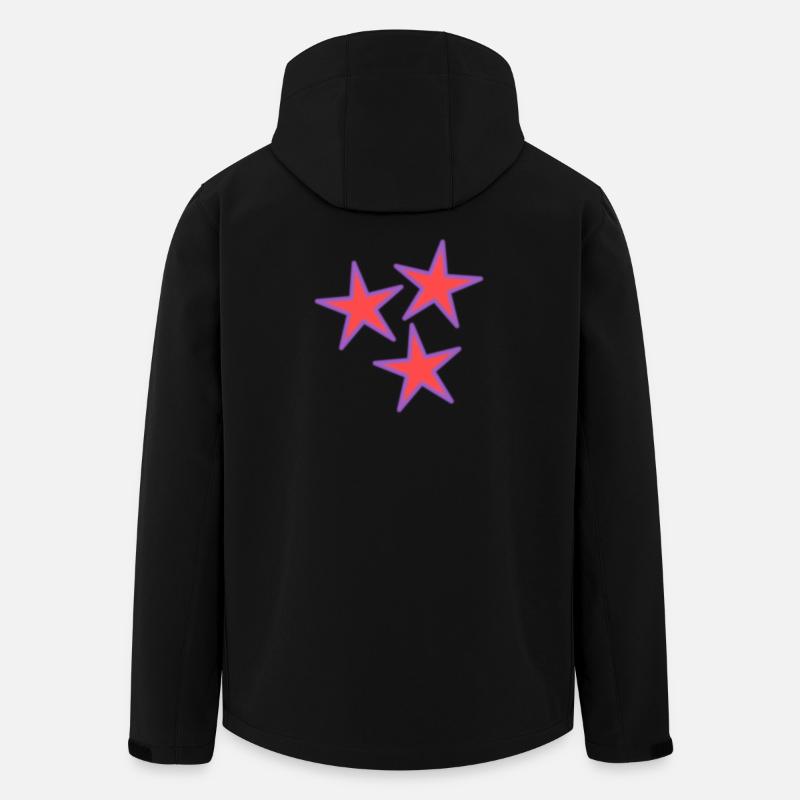 ETOILE. HAPPY BIRTHDAY. JOYEUX ANNIVERSAIRE - Veste softshell homme en polyester recyclé Stanley/Stella - noir