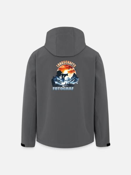 Landschafts Fotograf - Recycelte Männer Softshell-Jacke von Stanley/Stella - Schwarz