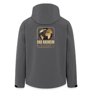 Bad Nauheim - Recycelte Männer Softshell-Jacke von Stanley/Stella - Anthrazit - Hinten - AI Model Male 185 light (185cm)