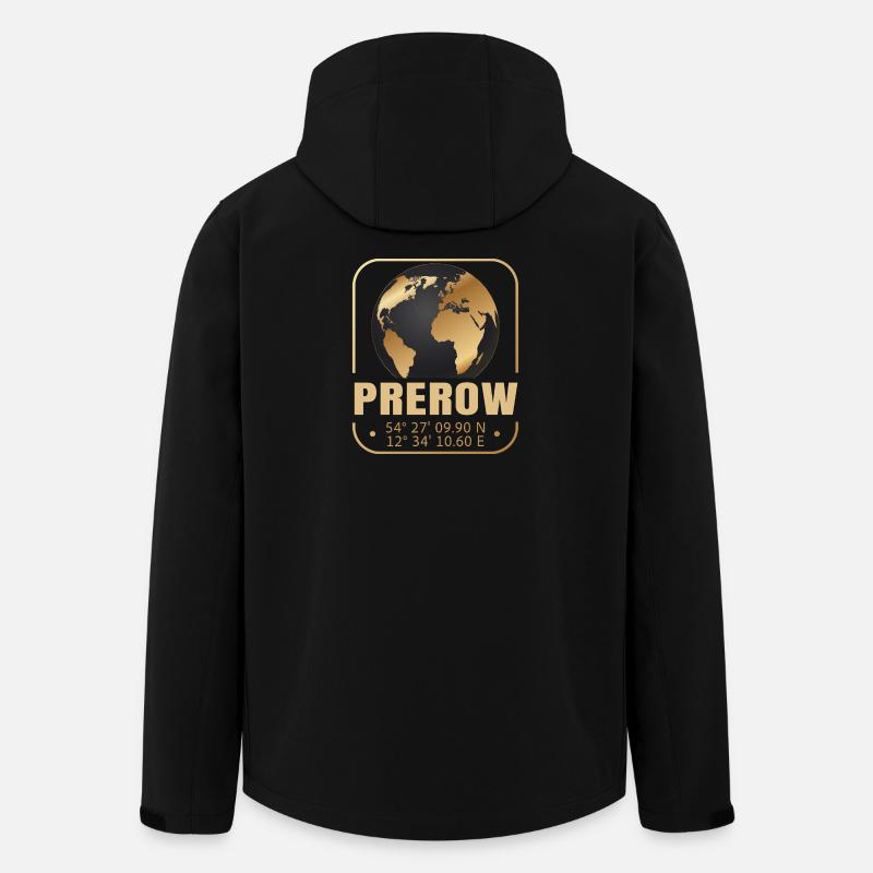 Prerow - Recycelte Männer Softshell-Jacke von Stanley/Stella - Schwarz