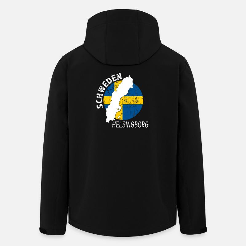 Helsingborg - Recycelte Männer Softshell-Jacke von Stanley/Stella - Schwarz