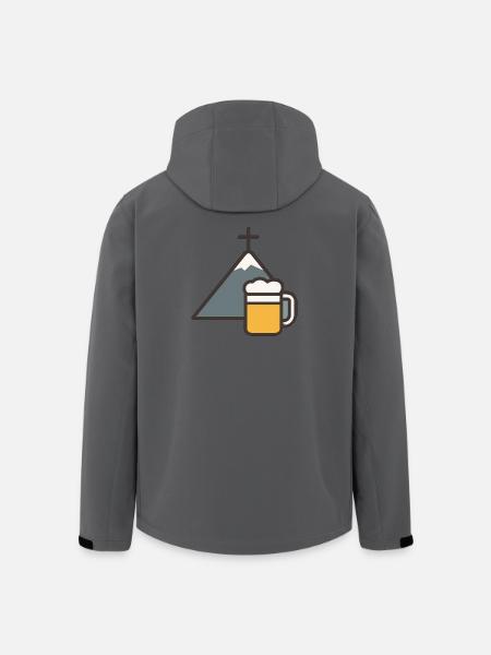 Bergkreuz Beer Summit - Men’s Recycled Softshell Jacket by Stanley/Stella - black
