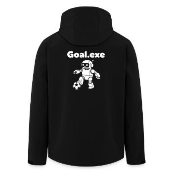 Robot de football robot - Veste softshell homme en polyester recyclé Stanley/Stella - noir - Dos - AI Model Male 185 light (185cm)