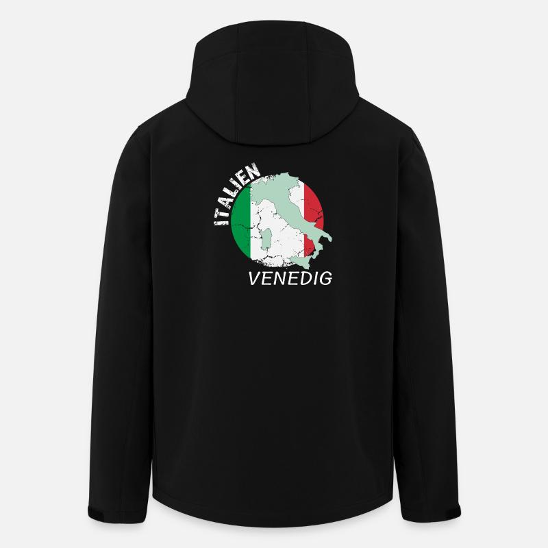 Venise - Veste softshell homme en polyester recyclé Stanley/Stella - noir