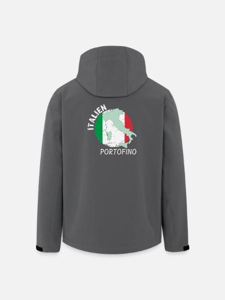 Portofino - Veste softshell homme en polyester recyclé Stanley/Stella - noir