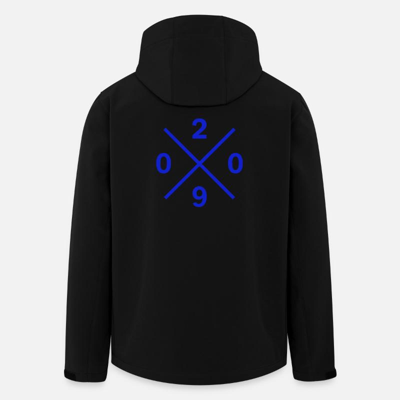Vorwahl 0209 Gelsenkirchen Ruhrpott Merch - Recycelte Männer Softshell-Jacke von Stanley/Stella - Schwarz