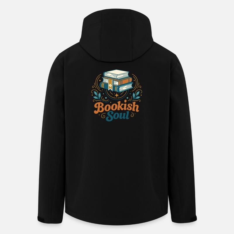 Bookish Soul - Recycelte Männer Softshell-Jacke von Stanley/Stella - Schwarz