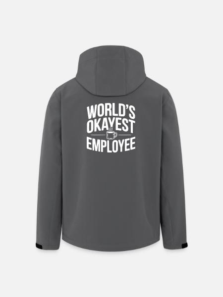 Der beste Mitarbeiter der Welt - Recycelte Männer Softshell-Jacke von Stanley/Stella - Schwarz