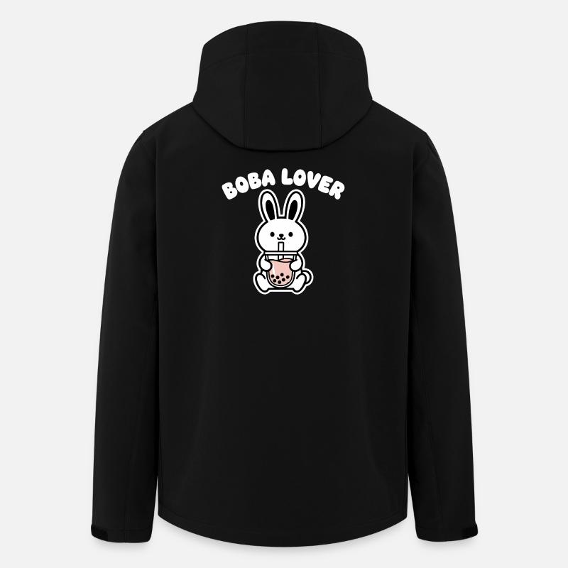 Boba Bunny Lover - Men’s Recycled Softshell Jacket by Stanley/Stella - black