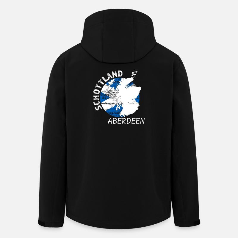 Aberdeen - Recycelte Männer Softshell-Jacke von Stanley/Stella - Schwarz